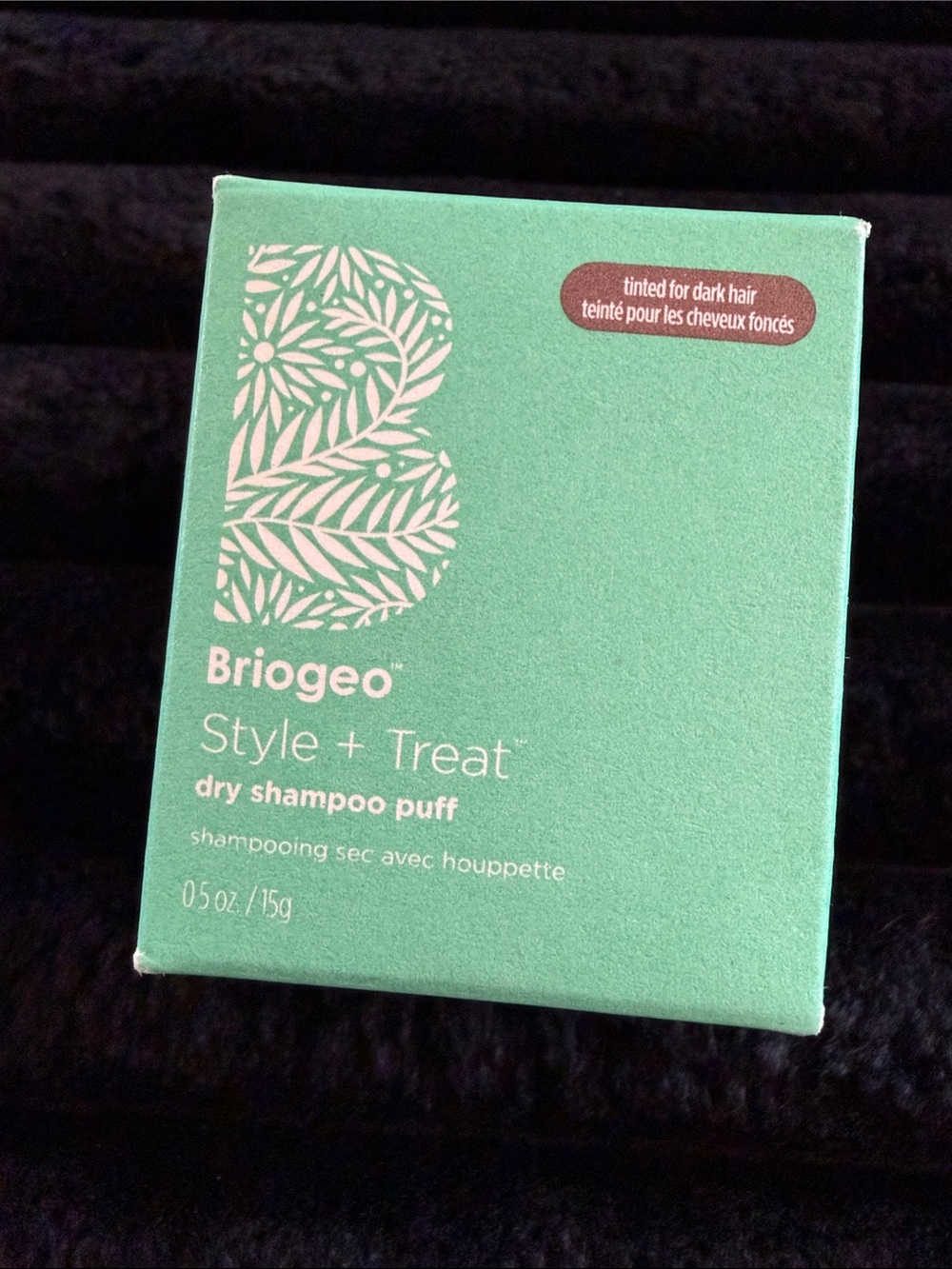 Briogeo Style + Treat Dry Shampoo Puff - Mint